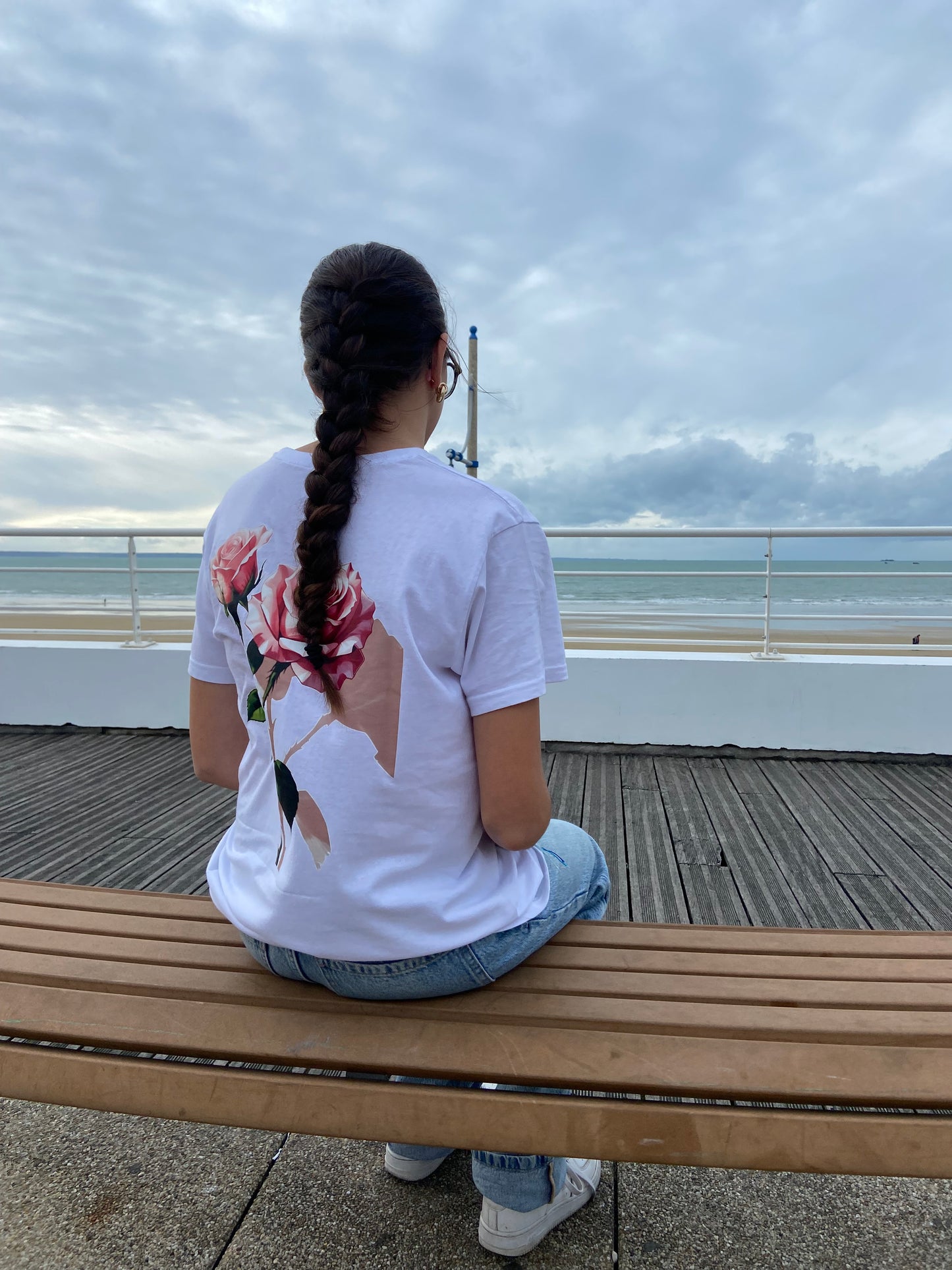 T-shirt unisexe floral