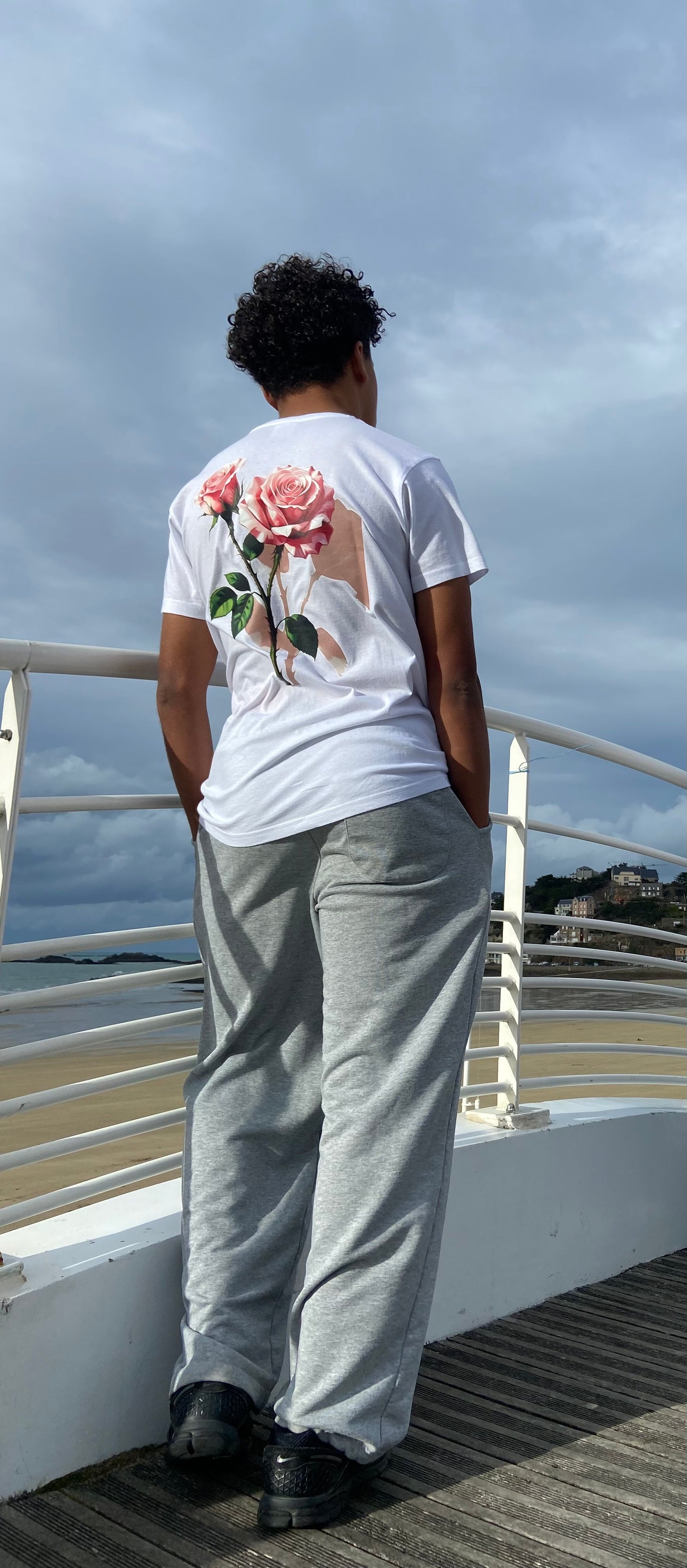 T-shirt unisexe floral